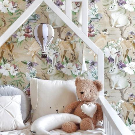 Ballon weiß beige Kinderzimmerdeko Onlineshop