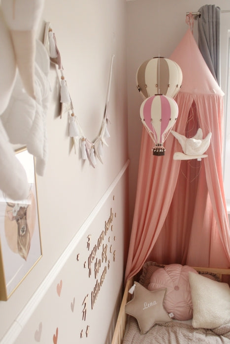 Heißluftballon rosa / vanille