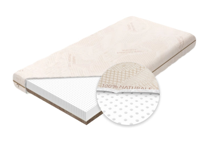 Babybett Matratze 70x140, natürliche Babymatratze, Babymatratze Bio-Baumwolle