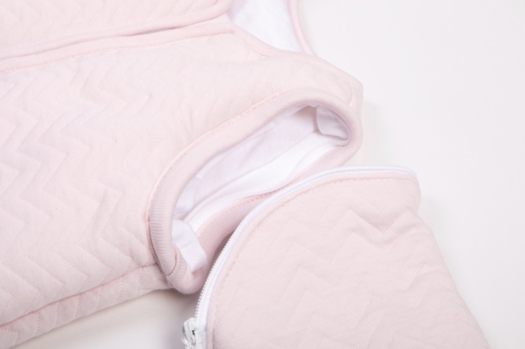 Baby Winterschlafsack in rosa mit abnehmbaren Ärmeln - Poetree Kids bei harmony ambiente