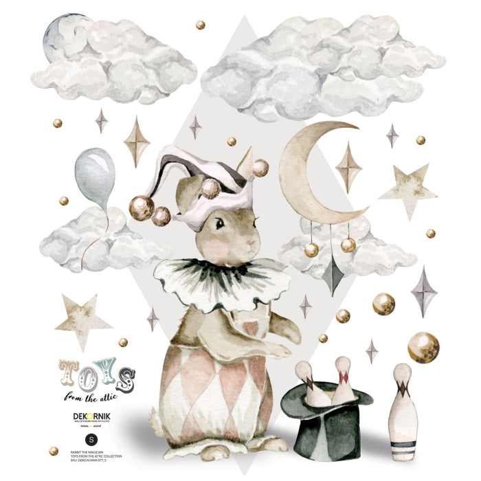 Wandsticker "Rabbit the Magician"
