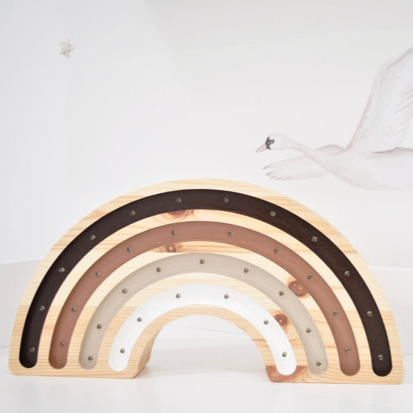 Holz LED Lampe Regenbogen fürs Kinderzimmer - harmony ambiente Wien