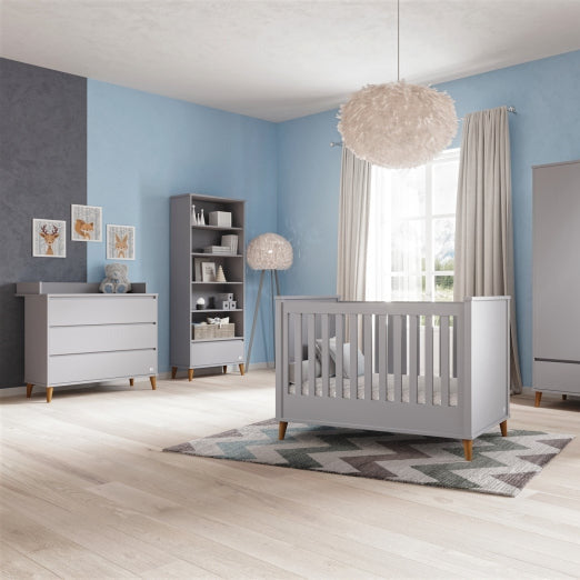 Skandinavische Babyzimmer Nordic in Grau - Babygeschäft Wien