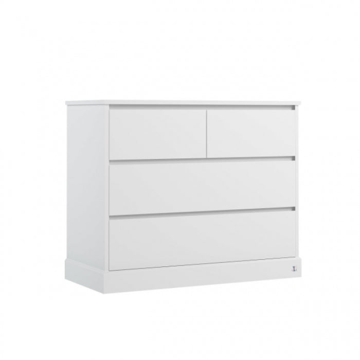 Kommode Prestige mit 4 Schubladen weiß - Hochwertige Wickelkommoden Babygeschäft Wien