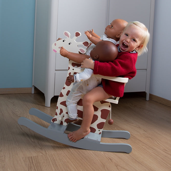 Childhome Schaukelgiraffe mit Schutzbügeln - Harmony Ambiente