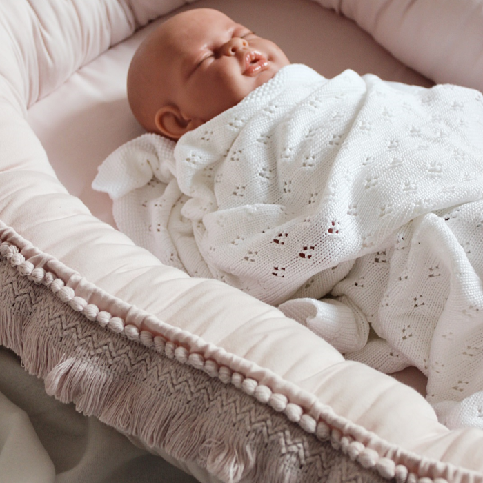 Babynest BOHO puderrosa