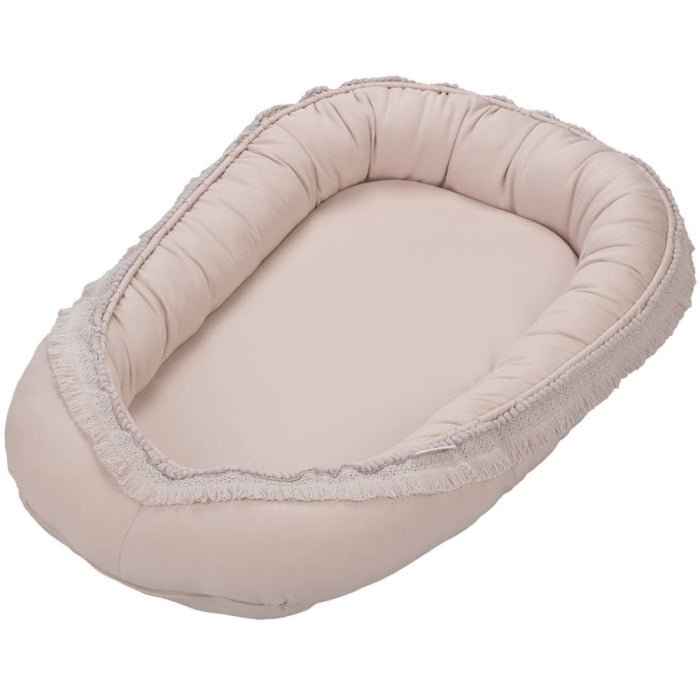 Cotton & sweets Babynest Boho puderrosa aus Baumwolle bei Harmony Ambiente online kaufen