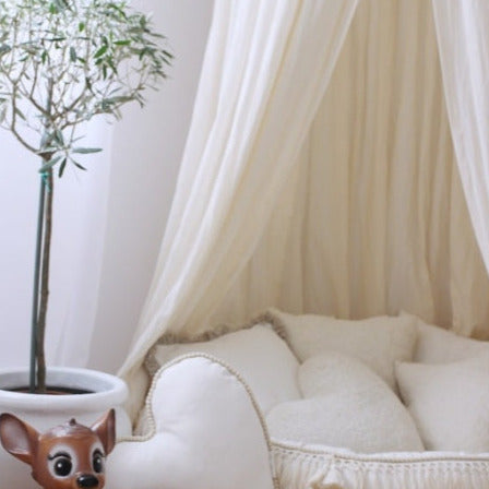 Cotton & Sweets Baldachin aus Baumwolle vanille - harmony ambiente