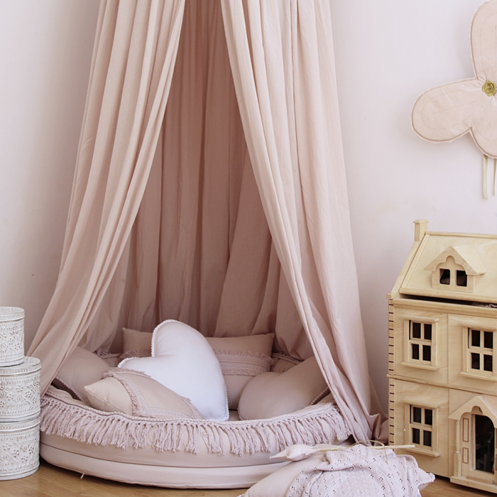 Cotton & Sweets Baldachin Boho 70 cm puderrosa - harmony ambiente
