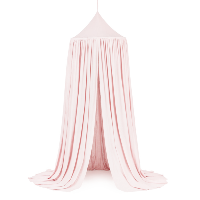 Cotton & Sweets Baldachin aus Baumwolle puderrosa - harmony ambiente