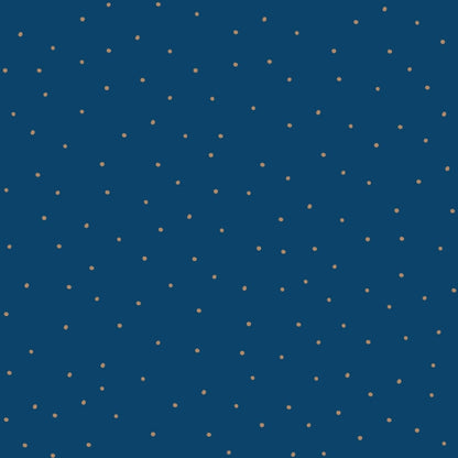 Dekornik Tapete kleine Punkte dunkelblau - Kindertapeten bei harmony ambiente kaufen