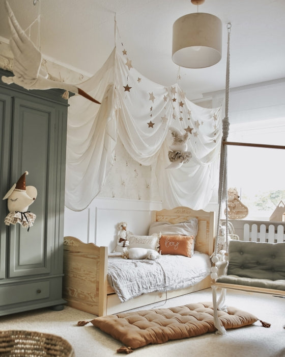 Hängelampe Velvet beige Kinderzimmer Hängeleuchte online bestellen