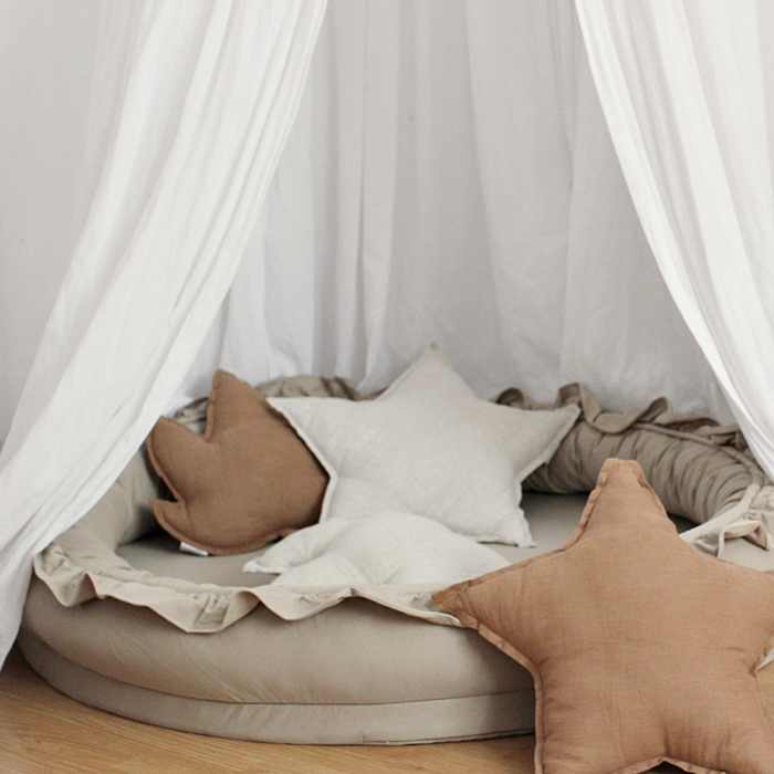 Juniornest Baumwolle cappuccino von Cotton & Sweets fürs Kinderzimmer - harmony ambiente