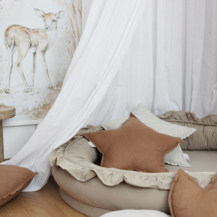 Juniornest Baumwolle cappuccino von Cotton & Sweets fürs Kinderzimmer - harmony ambiente