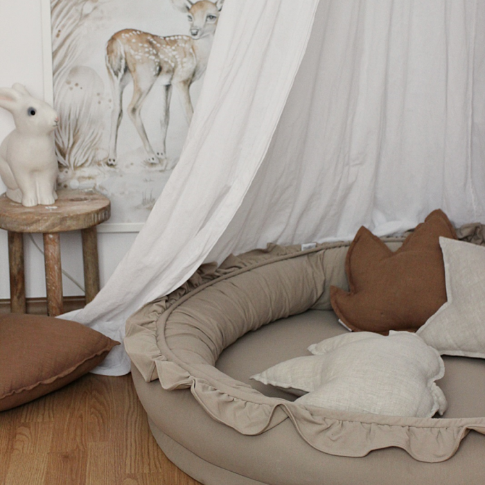 Juniornest Baumwolle cappuccino von Cotton & Sweets fürs Kinderzimmer - harmony ambiente