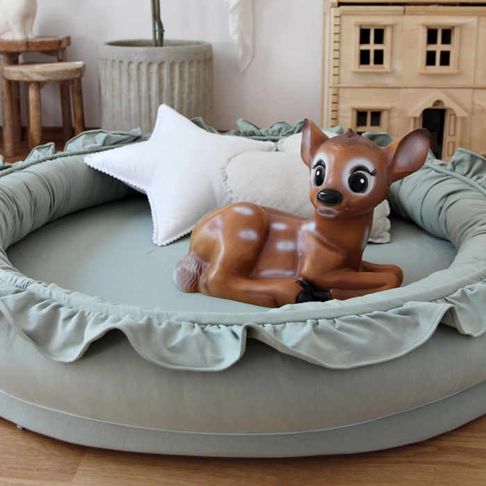 Juniornest BASIC mit Rüsche desert green