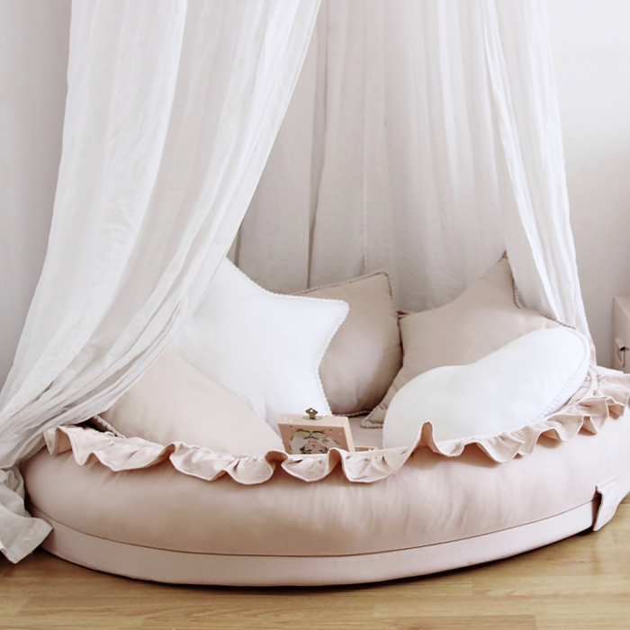 Juniornest BASIC mit Rüsche puderrosa