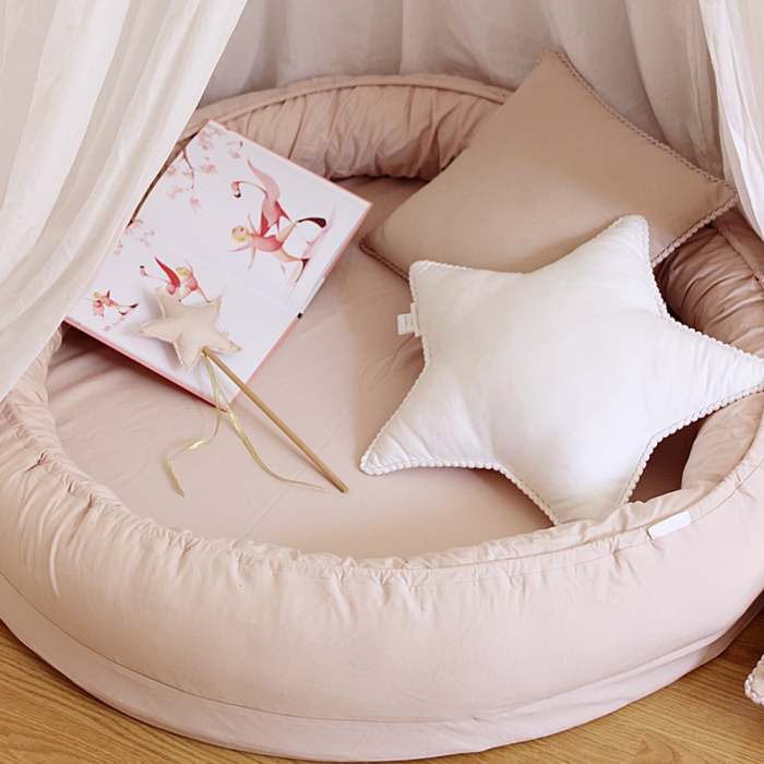 Junior Nest ohne Rüschen puderrosa von Cotton & Sweets bei Harmony Ambiente online kaufen