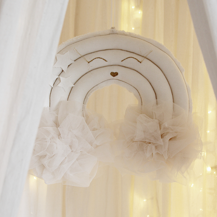 Deko Mobile Regenbogen vanilla für Kinderzimmer von Cotton & Sweets - harmony ambiente