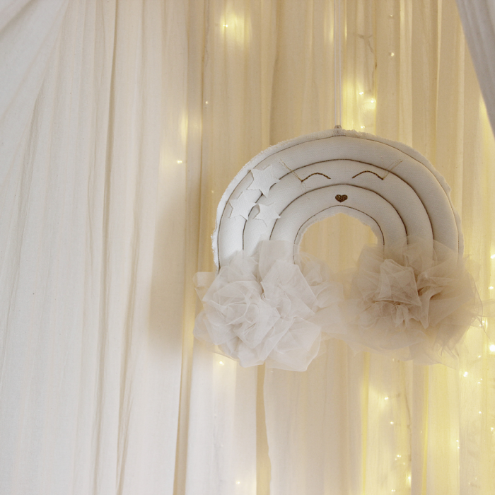 Deko Mobile Regenbogen vanilla für Kinderzimmer von Cotton & Sweets - harmony ambiente