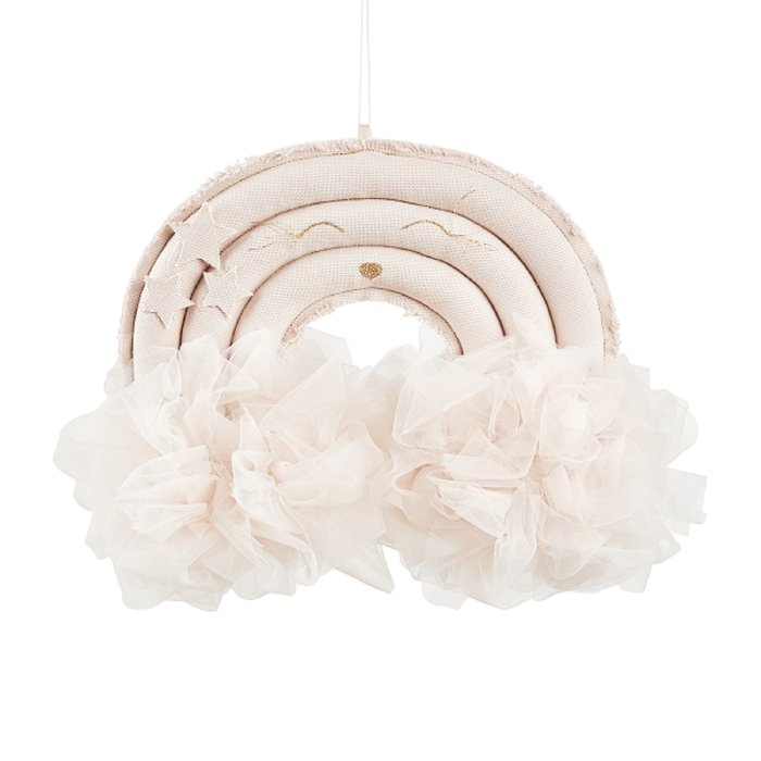Baby Mobile Regenbogen puderrosa von Cotton & Sweets - harmony ambiente