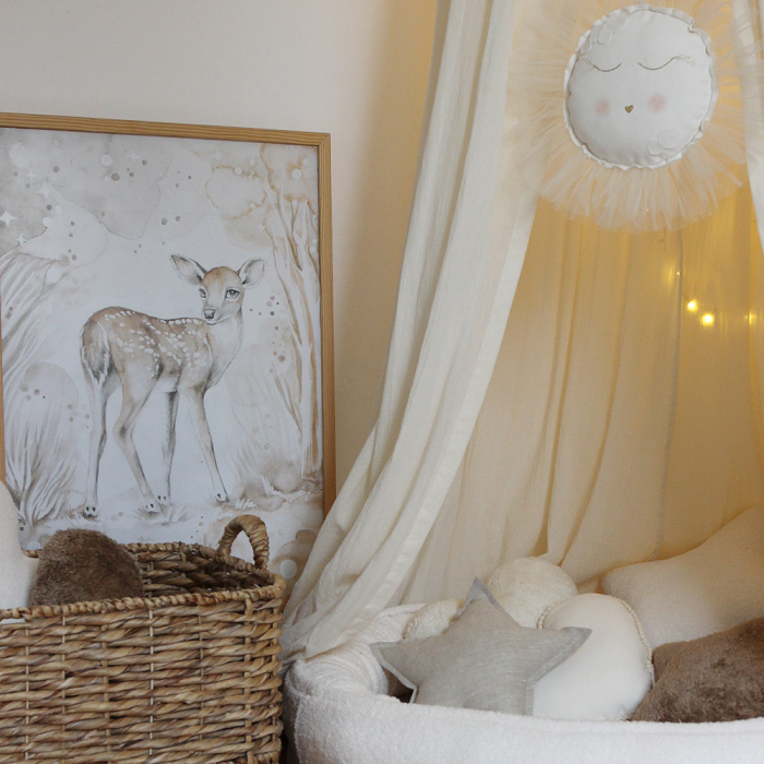 Deko Mobile Soleil Sonne vanille Cotton & sweets Kinderzimmerdeko