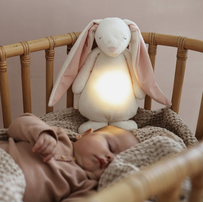 Moonie Hase powder mit Nachtlicht Baby-Einschlafhilfe