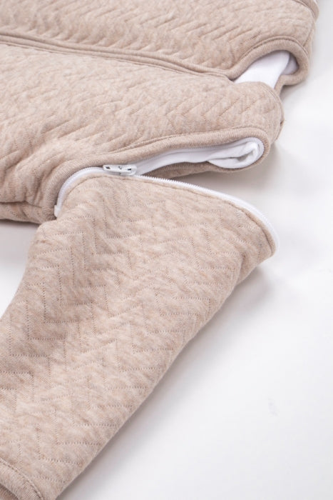 Schlafsack "Chevron Light Camel" mit abnehmbaren Ärmeln