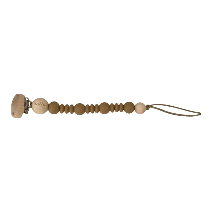 Schnullerkette Luna camel