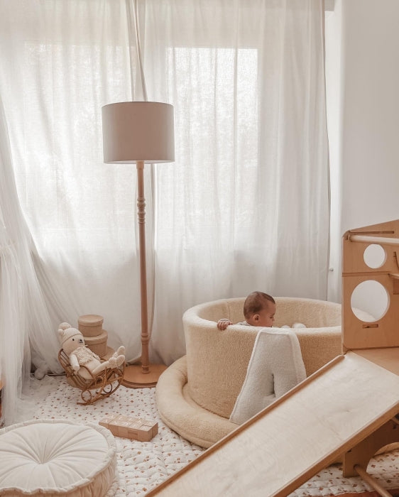 Stehlampe VELVET cream