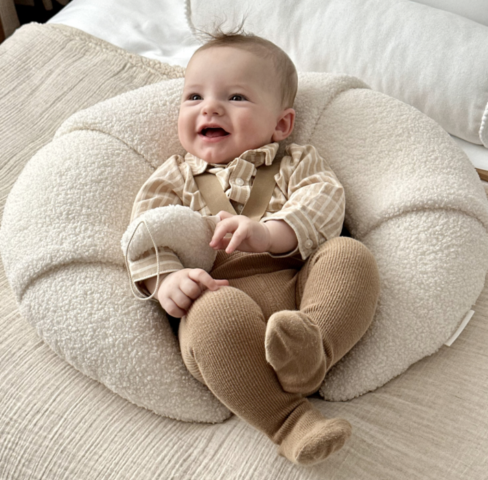 Stillkissen Croissant Boucle vanille Cotton & Sweets