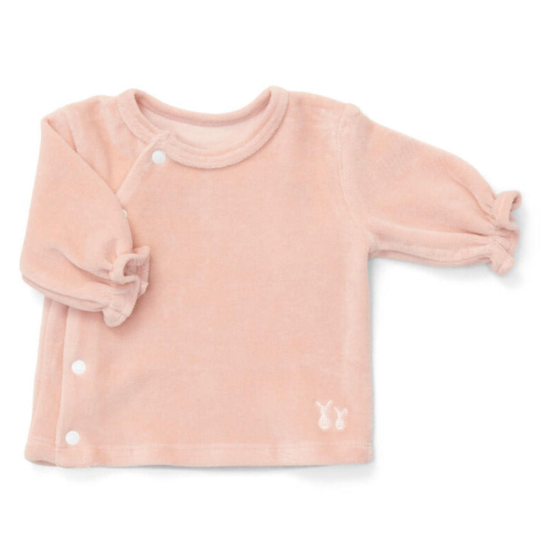 Poetree Kids Baby Oberteil aus Samt blush pink für Neugeborenes