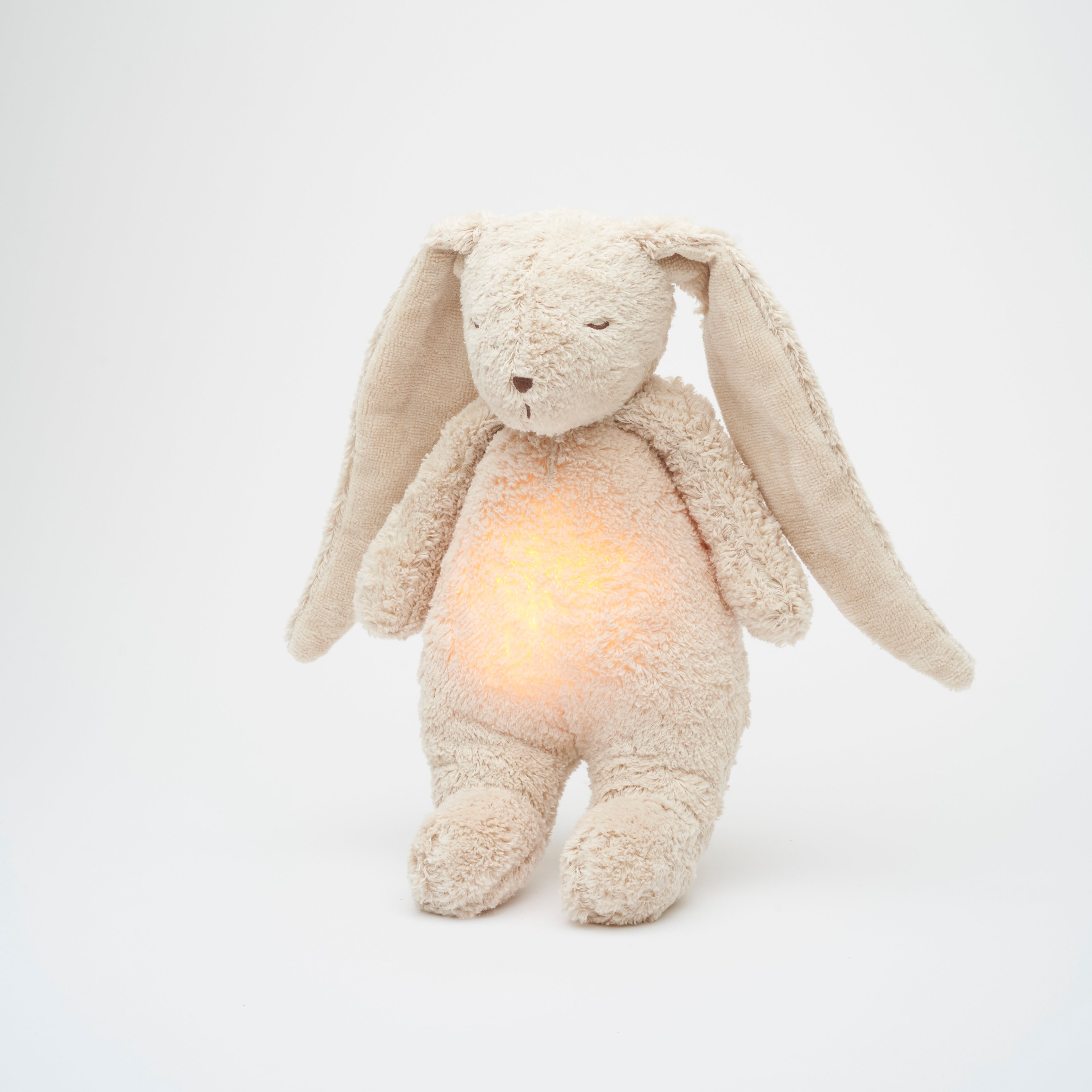 Moonie Hase Organic mit Nachtlicht - sand natur