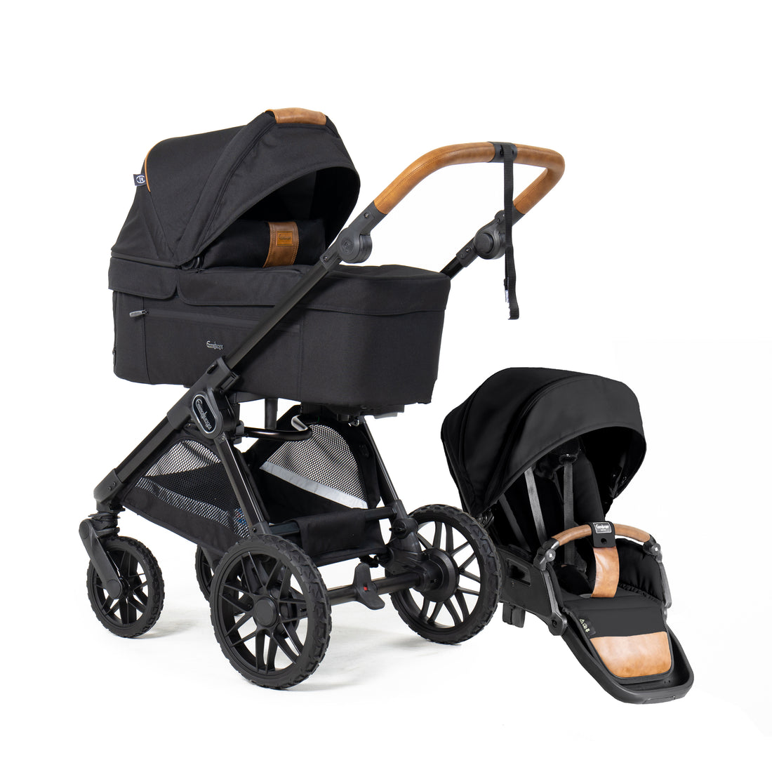 Kinderwagen SENTO PRO FLAT+ Outdoor Black