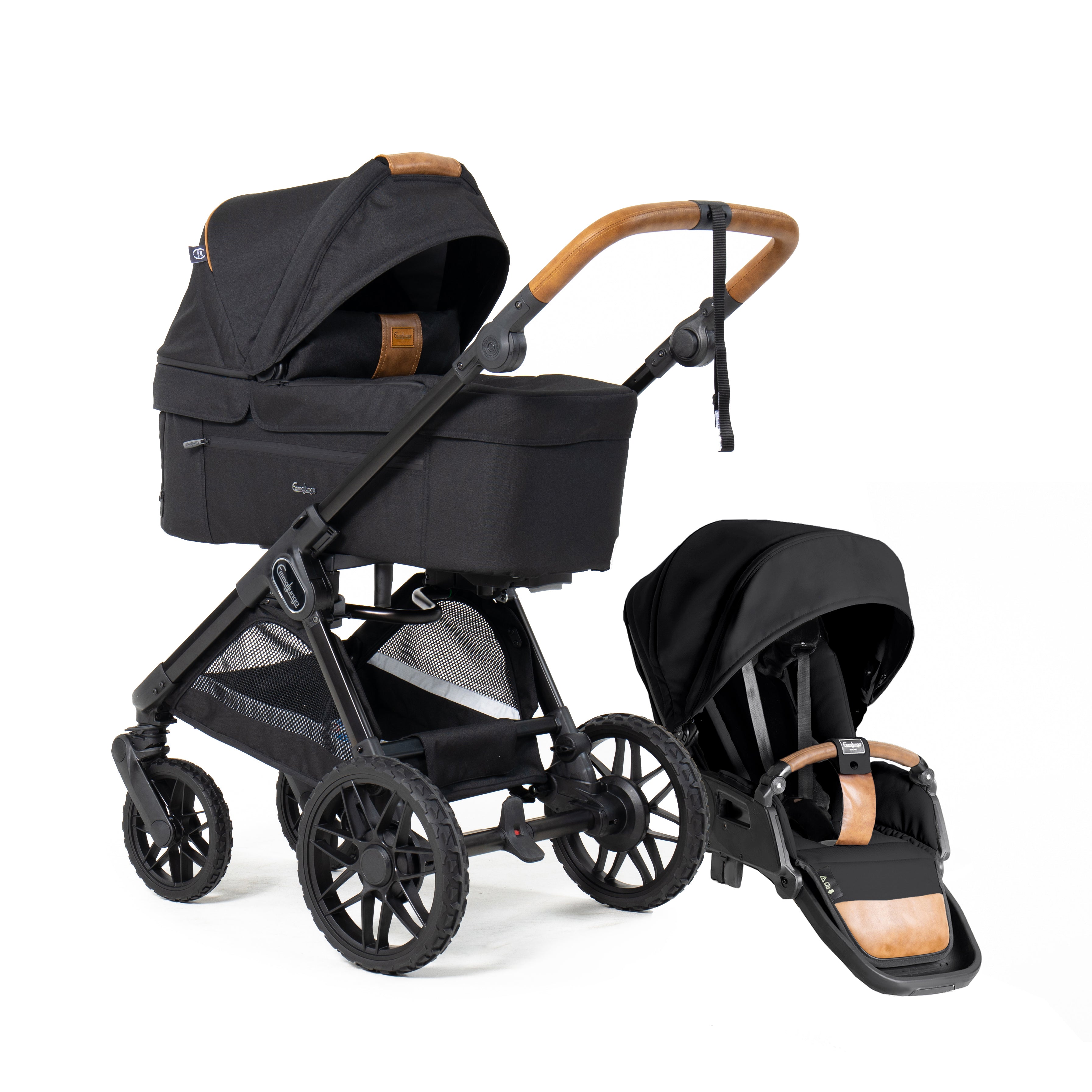 Kinderwagen SENTO PRO FLAT+ Outdoor Black