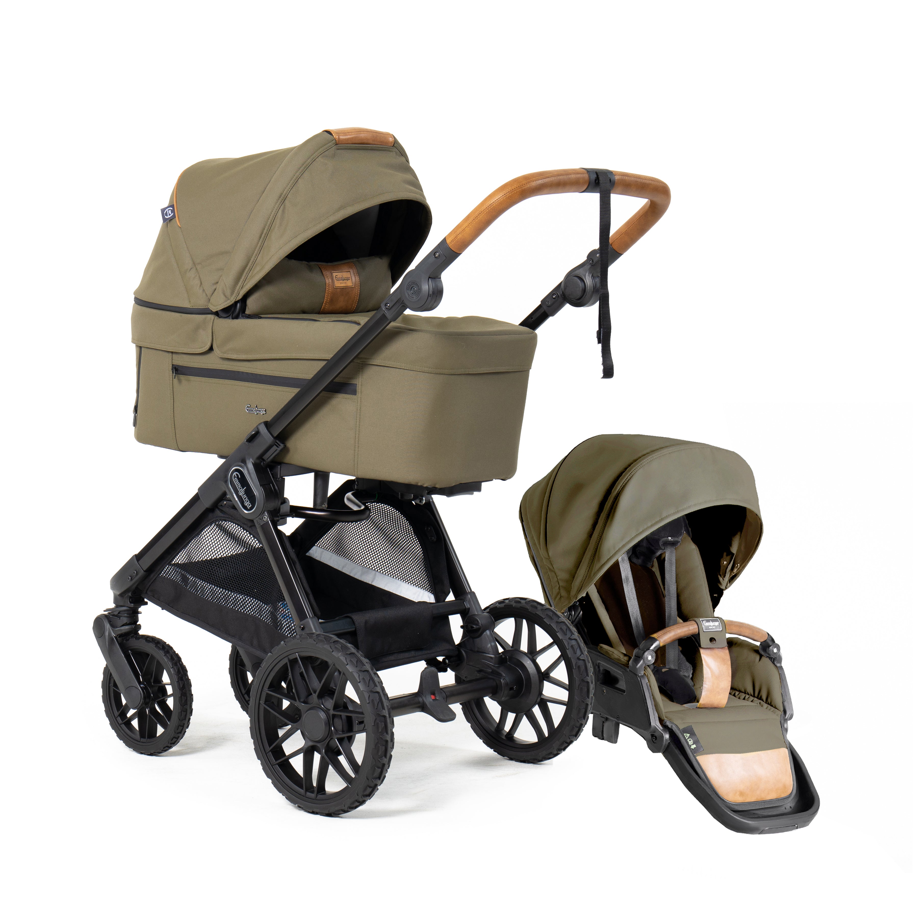Kinderwagen SENTO PRO FLAT+ Outdoor Olive
