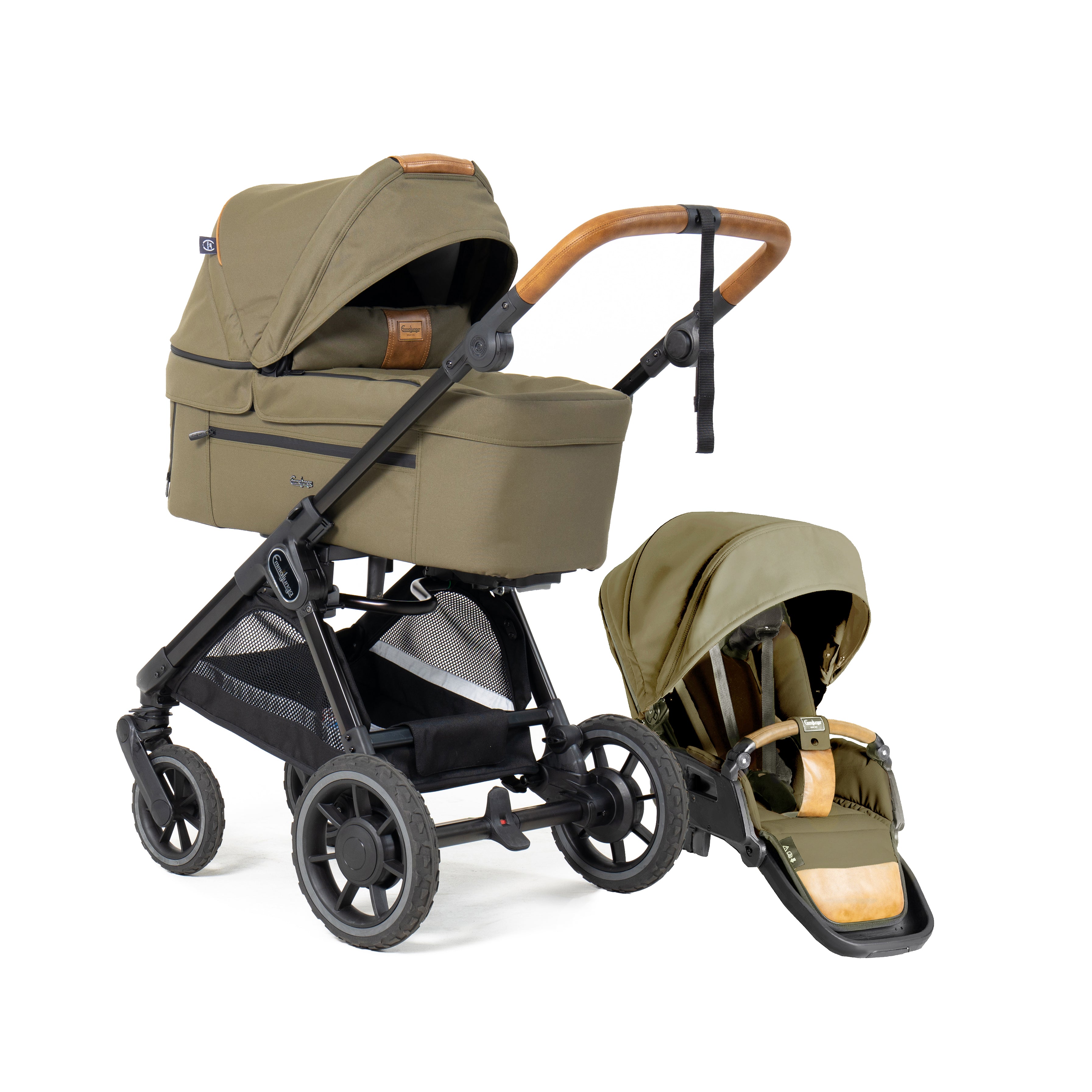 Kinderwagen SENTO FLAT+ Outdoor Olive