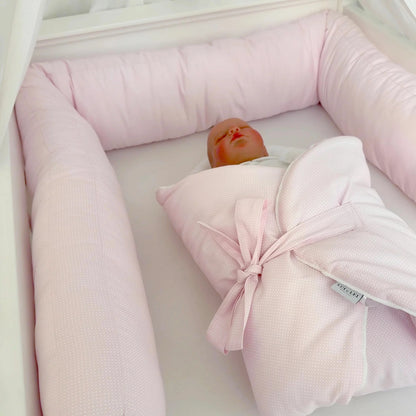 LUI e LEI Bettumrandung ELEGANCE Dreamy Pink 210cm