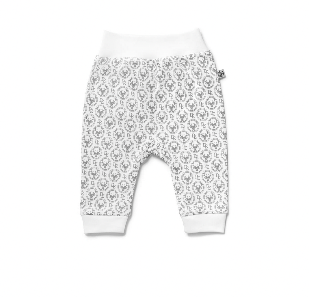 Dear Eco Baby Hose ohne Füße mit Logo 100% Bio PIMA-Baumwolle 
