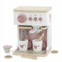 Label Label Kaffemaschine Espressomaschine aus Holz rosa 