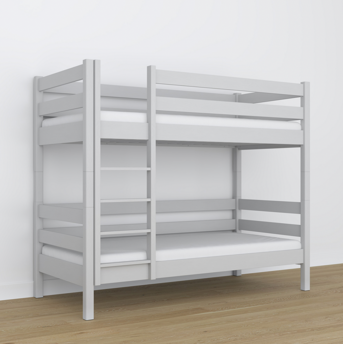 Stockbett WOODY 01 hellgrau