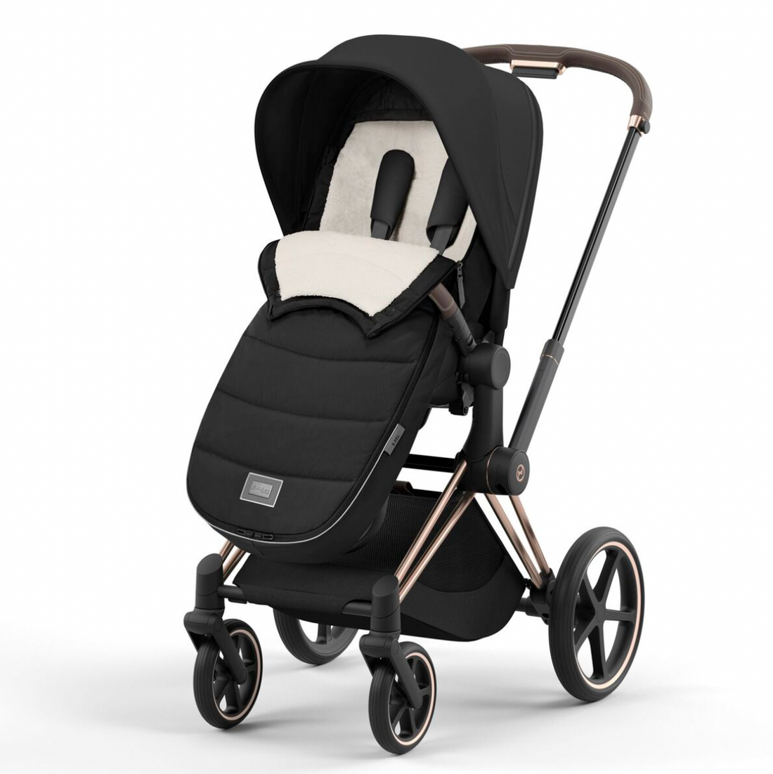 CYBEX Fußsack Platinum Sepia Black