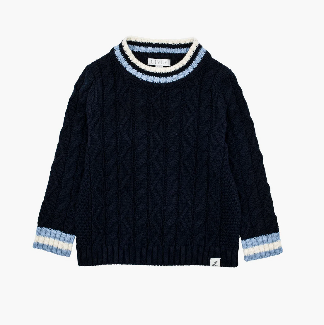 LIVLY Strickpullover navy blue für Baby Junge 