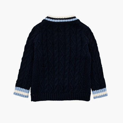 Strickpullover William Roundneck navy