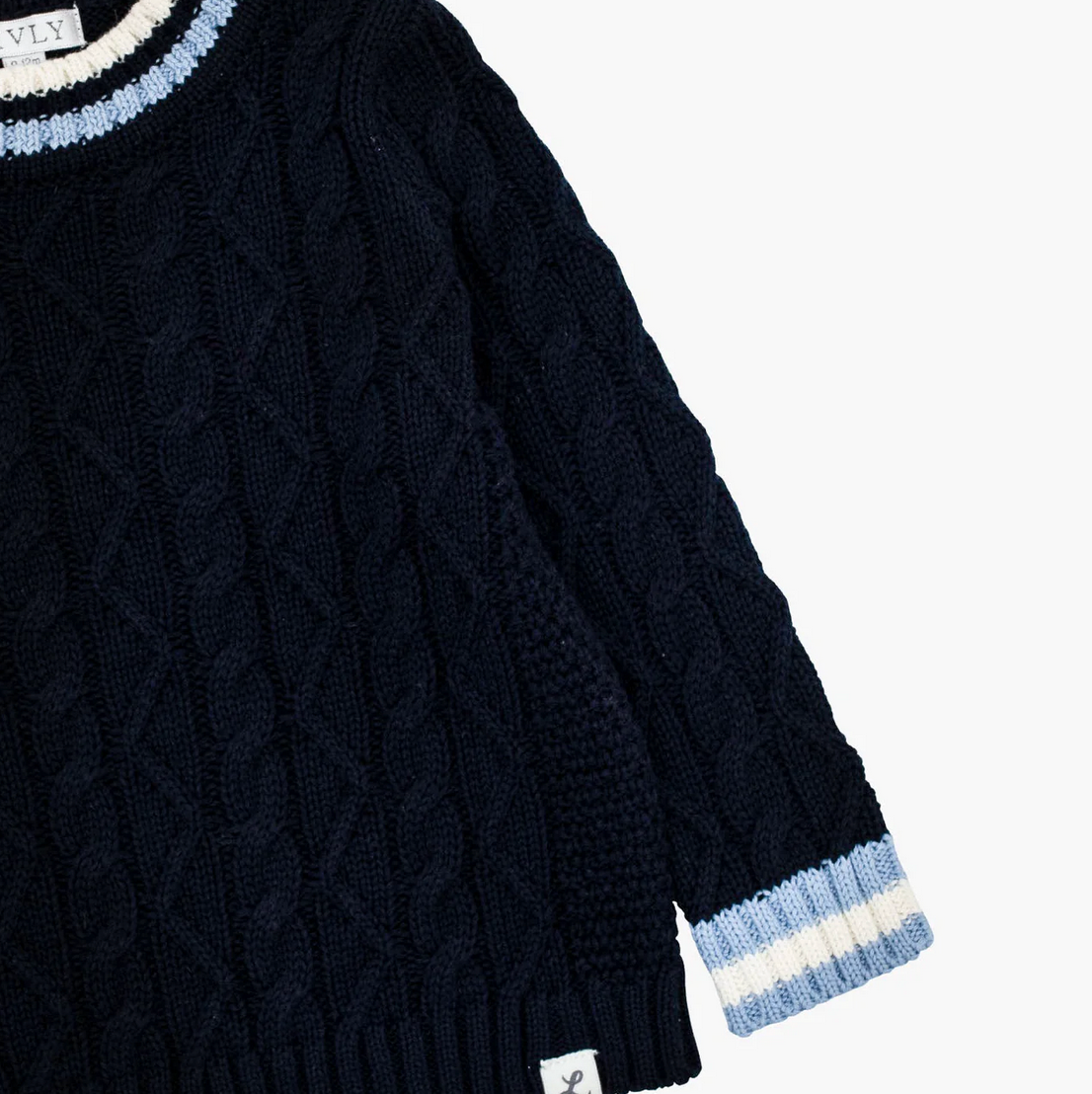 Strickpullover William Roundneck navy