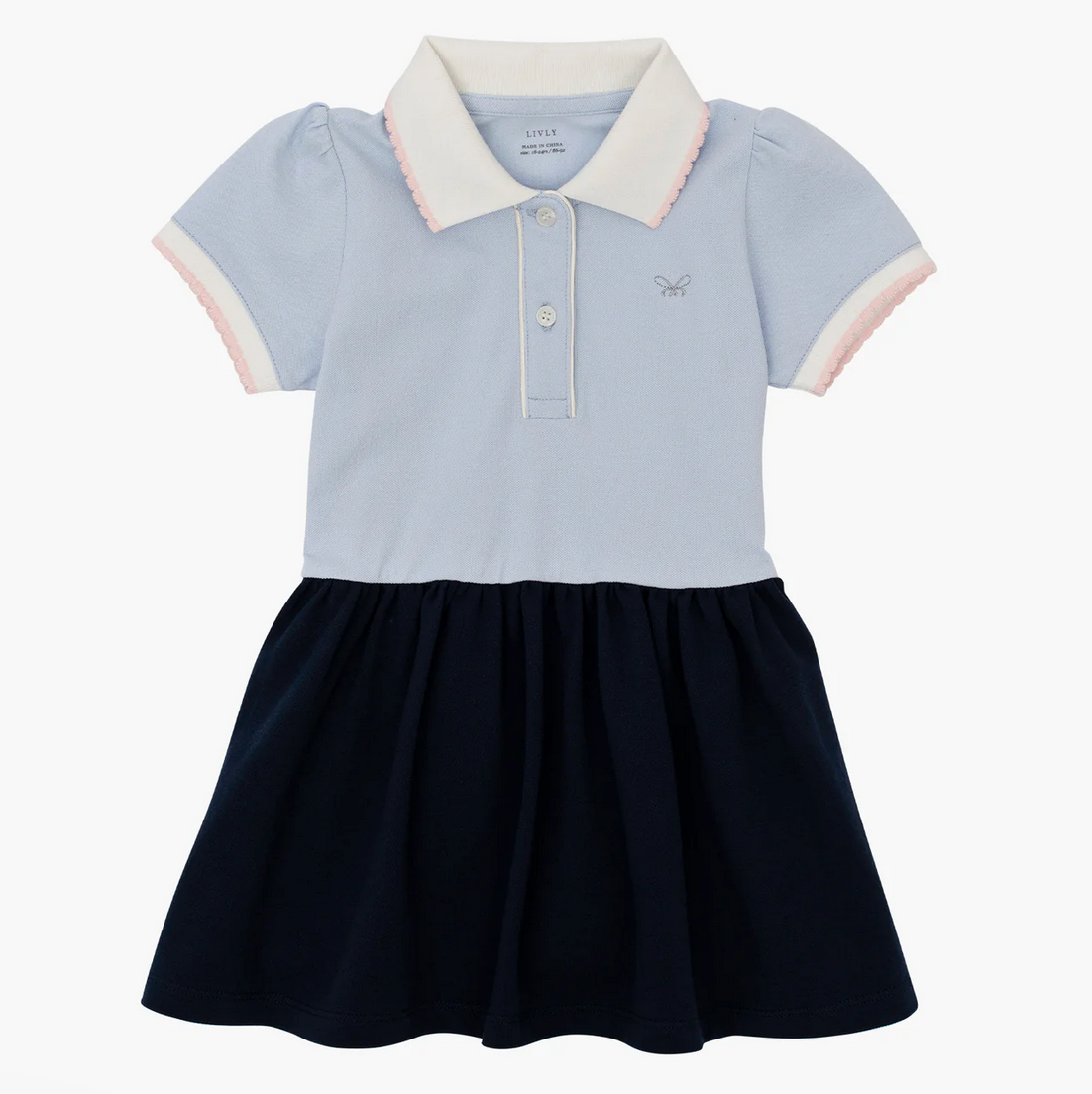 Polo-Kleid Pike blau