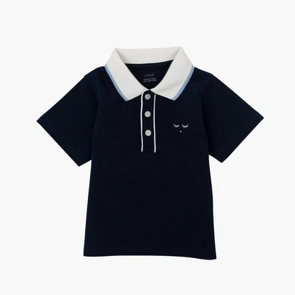 Polo Shirt Piké blau