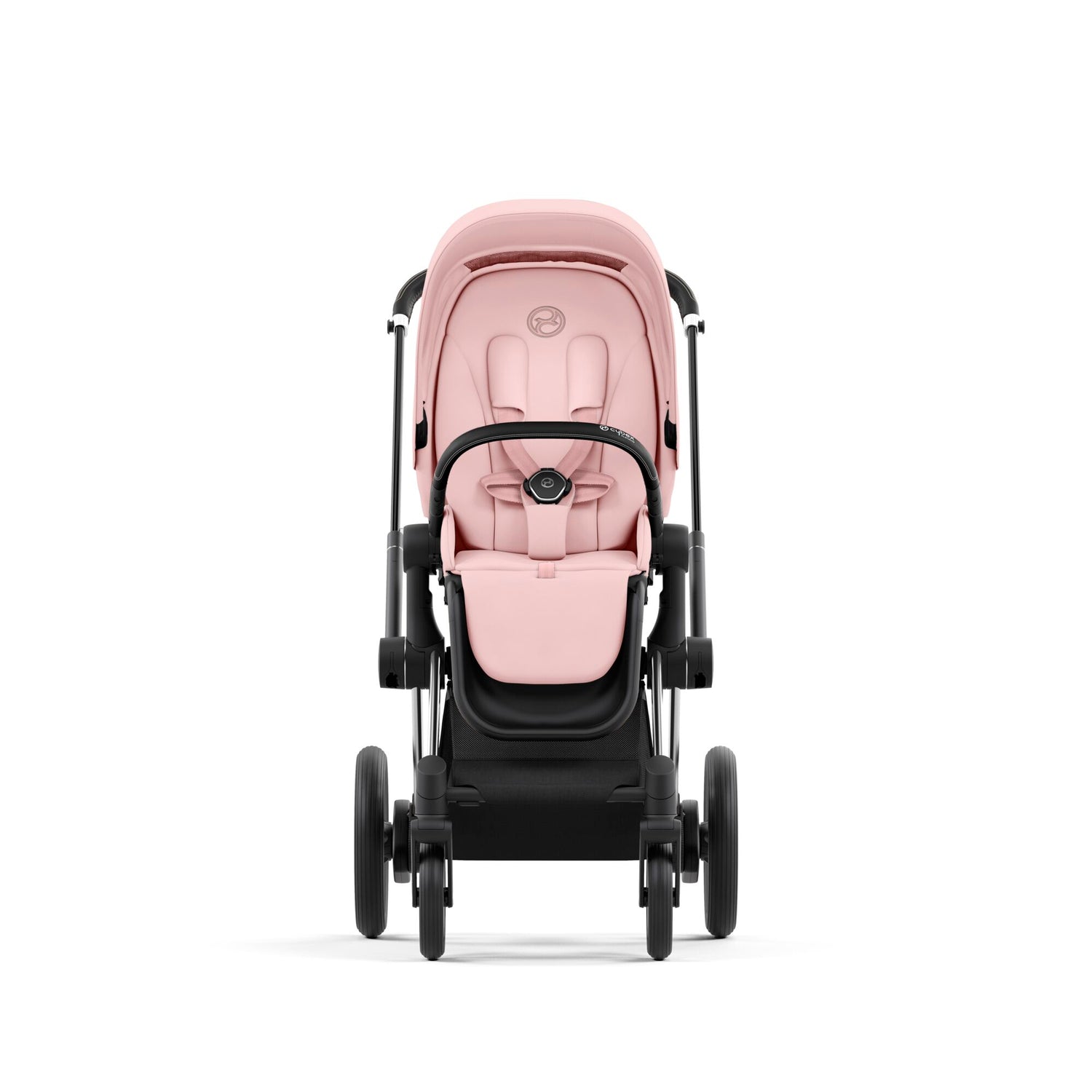 Kinderwagen Set CYBEX e-Priam Platinum Chrome Black