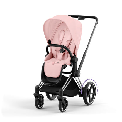 Kinderwagen Set CYBEX e-Priam Platinum Chrome Black