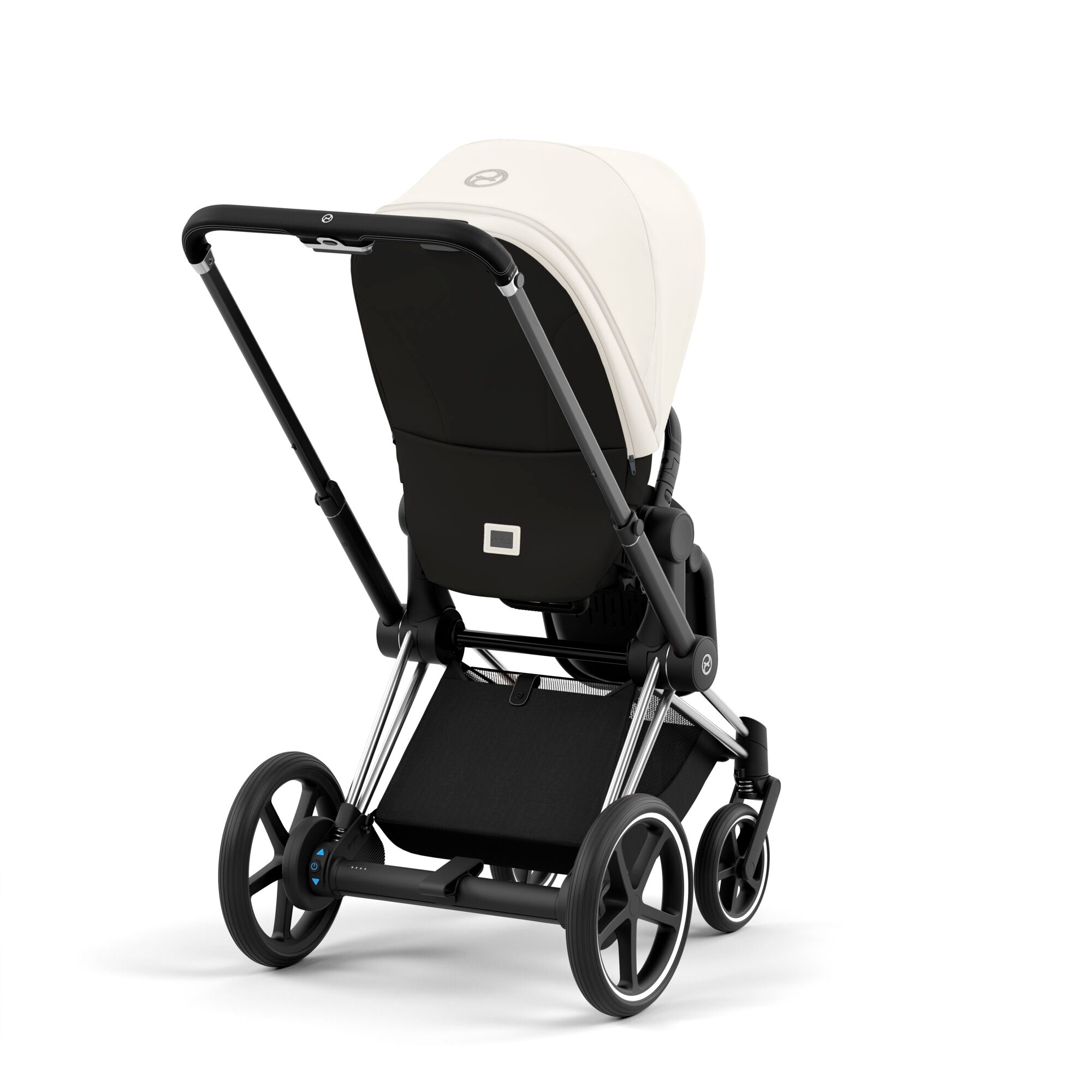 Kinderwagen Set CYBEX e-Priam Platinum Chrome Black